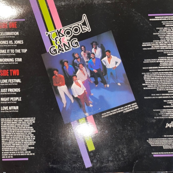 Kool & the Gang Celebrate! De-Lite Records Vinyl Record 33 1/3 RPM Stereo - Picture 6 of 12